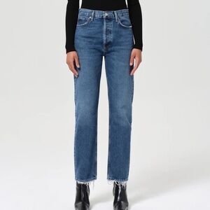 Agolde 90'S PINCH WAIST HIGH RISE STRAIGHT in Range Size 27